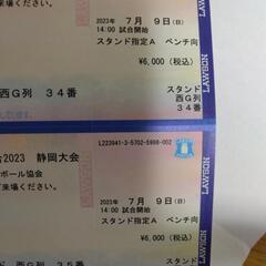 【ネット決済・配送可】バスケット男子日本代表戦　7/9(日)連番2枚
