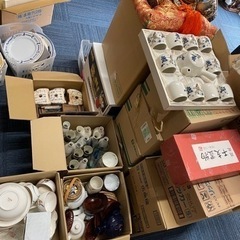 【ネット決済】中古食器、グラス、置物300円／箱