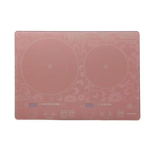 売ります】アイリスオーヤマ 2口IHクッキングヒーター CIH-214-P