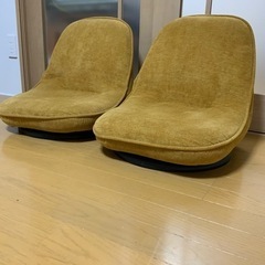 座椅子２つ　東京インテリア　美品