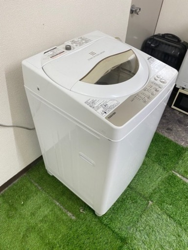 北九州市内配送無料　保証付き　AW-5G3-W 全自動洗濯機 グランホワイト [洗濯5.0kg /乾燥機能無 /上開き]