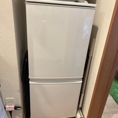 シャープ ノンフロン冷凍冷蔵庫　SJ-14Y-W