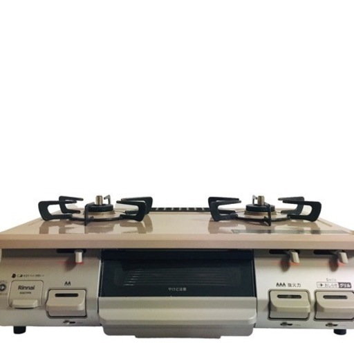 ★美品★リンナイ Rinnai KG67PPKR/13A [ガステーブル 都市ガス用 右強火力 約60cm幅 片面焼グリル]