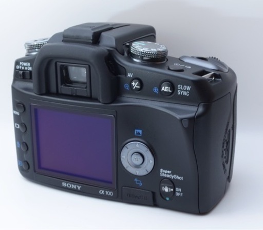 ☆SONY α100☆外観美品○練習に最適○すぐ使える○Wズームレンズ 1ヶ月