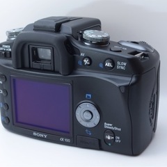 ★SONY α100★外観美品●練習に最適●すぐ使える●Wズームレンズ  1ヶ月動作補償あり！ 安心のゆうパック代引き発送！ 送料、代引き手数料無料！ ☆SONY α100☆外観美品○練習に最適○すぐ使える○W