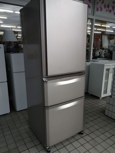 2015年 三菱 省エネタイプ 自動製氷搭載 3ドア 冷蔵庫