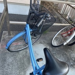 自転車(青色)