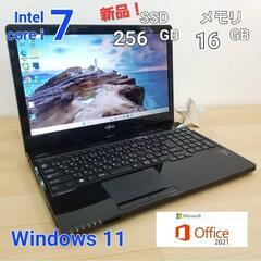 超美品！最上級4コアCore i7！新品SSD256GB！メモリ...