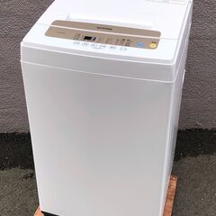 ㊸【税込み】アイリスオーヤマ 5kg 全自動洗濯機 IAW-T5...