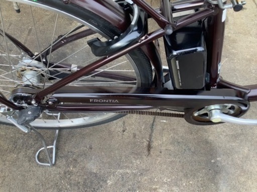 111 ブリヂストン最新機種電動アシスト自転車フロンティア26インチブラウンアルミボディ 111 ブリヂストン最新機種電動アシスト自転車フロンティア26インチ