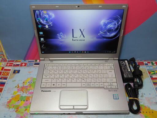 JC0632 パナソニック Let's Note CF-LX6 新品 512GB DVD 良品 office