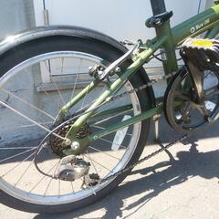 取引決定しました！札幌市内配達無料！防犯登録料込み。中古DAHON SuVD6！