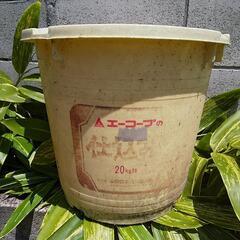 【近日廃棄予定】漬物樽(プラスチック製)