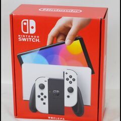 ほぼ未使用 ニンテンドースイッチ 有機ELモデル ホワイト 本体...