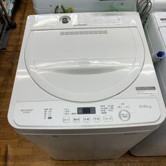 洗濯機　No.6485　シャープ　2019年製　ES-GE5D　...