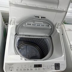 高年式美品!! タテ型洗濯乾燥機　No.6484　シャープ　2021年製　洗濯5.5kg/乾燥3.5kg　ES-TX5E　洗濯機　【リサイクルショップどりーむ鹿大前店】 高年式美品!! タテ型洗濯乾燥機 No.6484 シャープ 2021年