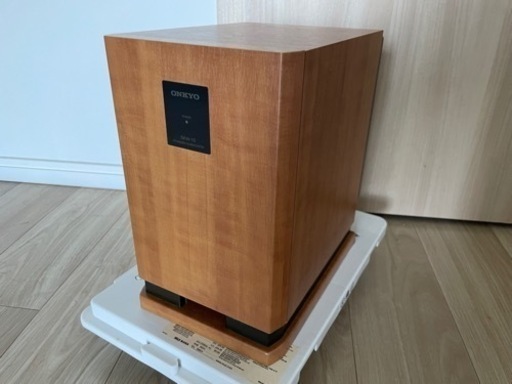 Onkyo ウーハー SKW-10 動作確認済み】ONKYO オンキョーアンプ内蔵サブ