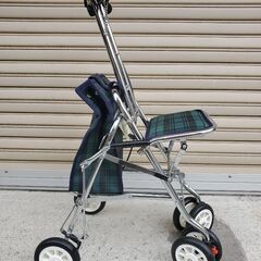 らくちんショッピングカート シルバーカー 手押し車 椅子 高齢者 歩行介助 収納