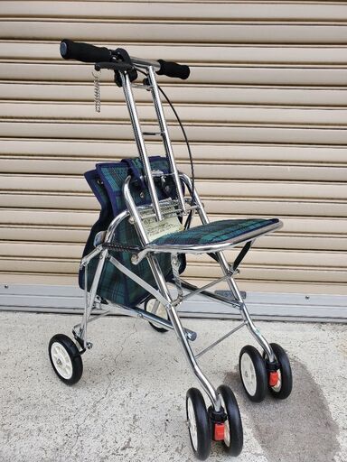 らくちんショッピングカート シルバーカー 手押し車 椅子 高齢者 歩行介助 収納