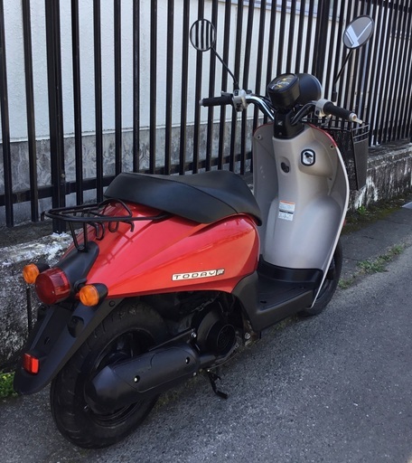 低走行◉ホンダ・トゥデイ F・AF67・レッド・3951㎞・お手入れでピカピカ♪ 低走行◉ホンダ・トゥデイ F・AF67・レッド・3951㎞・お手入れで