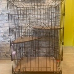 【美品✨】猫　ペットゲージ　2段