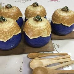 茄子（なす）の形の茶碗蒸し容器 新品未使用