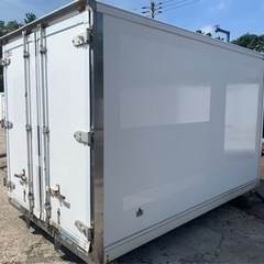 No.796 保冷バン 2ｔ 車 アルミ 箱 バイク 倉庫 トラック コンテナ 米 保管庫 物置 DIY