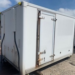 No.796 保冷バン 2ｔ 車 アルミ 箱 バイク 倉庫 トラック コンテナ 米 保管庫 物置 DIY