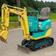 ヤンマ－（YANMAR）◆SV05－A ◆マイクロミニ油圧ショベル◆バックホー A micro diesel excavator YANMAR SV05 - YouTube
