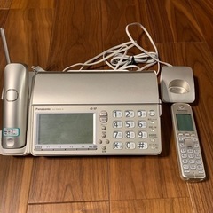 パナソニックファックス付き子機付き電話機