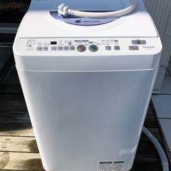 SHARP 全自動洗濯機 ES-TG55L-A 2012年式
