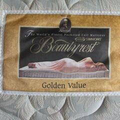 【2台】SIMMONS シモンズ ビューティーレスト Golden Value ゴールデンバリュー　セミダブル