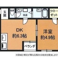 1DK！さいたま市北区東大成町！ペットご相談！敷金&礼金なし！二...