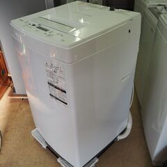 美品 2019年製 TOSHIBA/東芝 全自動洗濯機 4.5kg 配達設置対応/