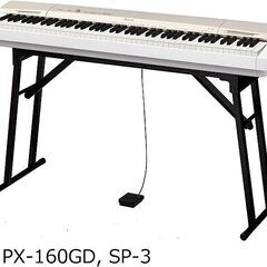 CASIO 電子ピアノ Privia PX-160GD + スタ...