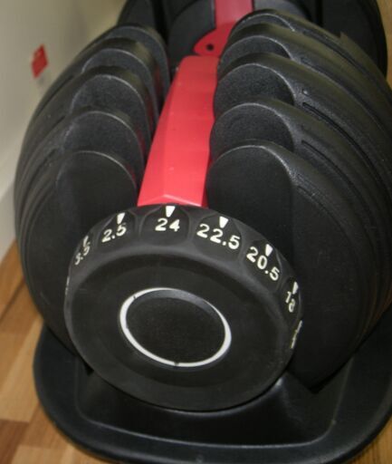 R080 DO NOT DROP 可変式 ダンベル 2.5～24kg 2個セットダイヤル式 筋