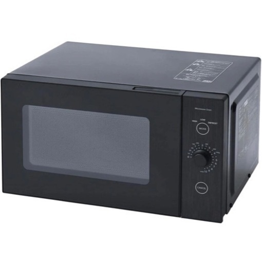 電子レンジ Microwave oven YAMAZEN Black 黒 フラットテーブル 美品 ブラック