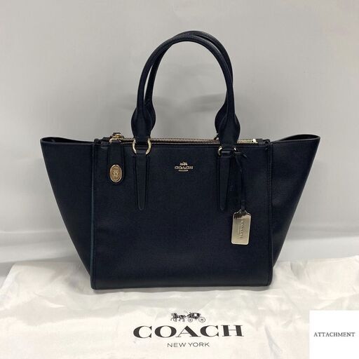 【COACH】コーチ レザーハンドバッグ 33995 ブラック 黒　レディース　ゴールド金具