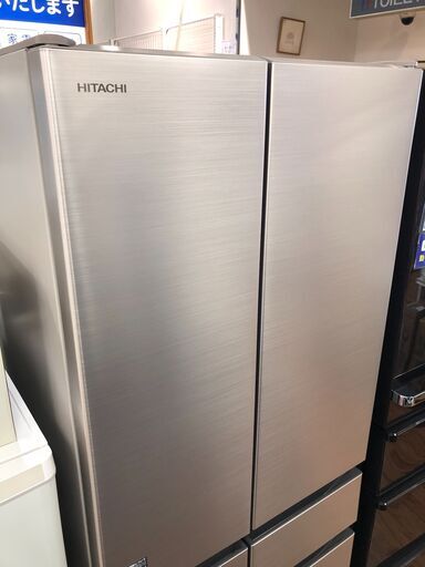 【アウトレット】HITACHI　6ドア冷蔵庫　R-HW54S 　2022年製 　入荷しました！