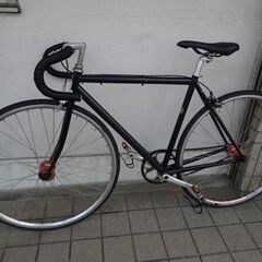 ★★★スギノ48Tクランク【マンハッタンバイク Ｐ７００ピストバイク・クロモリフレーム】500サイズ★★★