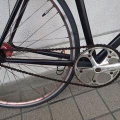 ★★★スギノ48Tクランク【マンハッタンバイク Ｐ７００ピストバイク・クロモリフレーム】500サイズ★★★