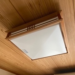 【無料】照明　和室用　四角　レトロ