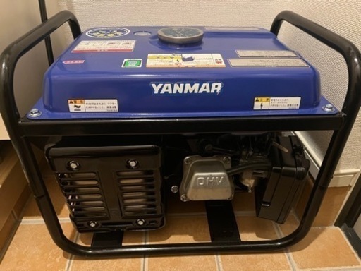 お話し中 発電機 YANMAR G2300AY-6 建設機械 ガソリン 100V 60Hz ヤンマー 中古 625