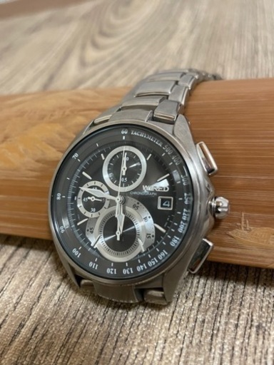 [美品/稼働品]セイコー SEIKO/ワイヤード WIRED クロノグラフ chronograph/チタン製/腕時計