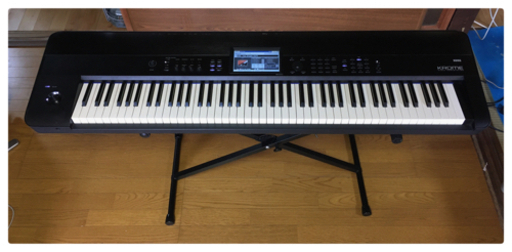 KORG シンセサイザー KROME-88 スタンド 譜面台付