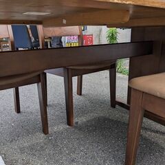 ☆中古￥15,800！ミキモク ダイニングテーブル 家具 椅子4脚 【BG021】