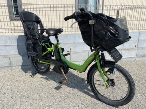 ☆ヤマハ電動アシスト3人乗り自転車PAS.KISS☆リチウムイオンバッテリー満充電確認☆スイスイ走れ快調！充電器付☆2台目