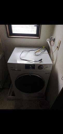 AQUA　ドラム式洗濯機　AQW-FV800E　標準洗濯容量8.0kg 2022年製　G