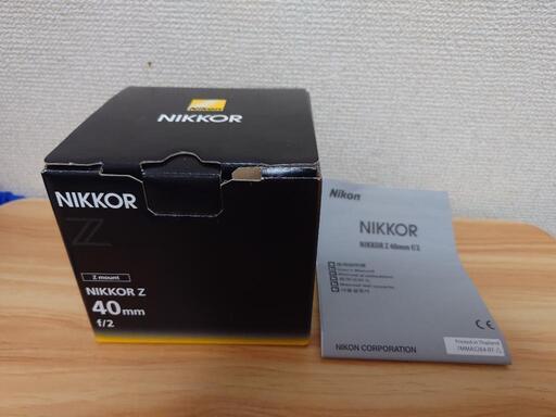 NIKKOR Z 40mm f/2 ワンオーナー品