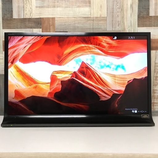 即日受渡❣️SHARP AQUOS40型TV Wチューナー HDMI×3 外付けHDD対応16500円